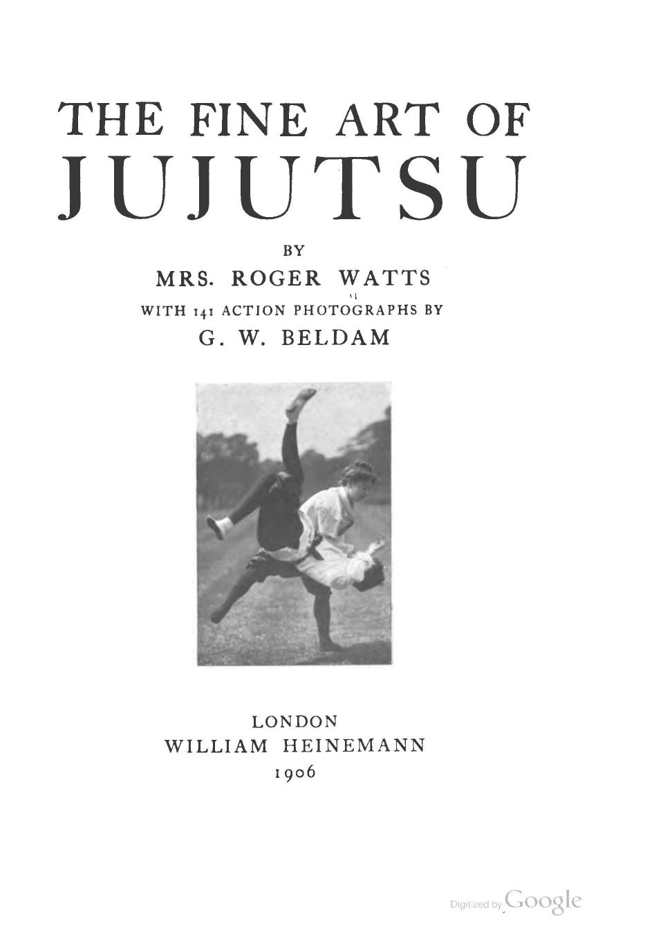 The Fine Art Of Jujutsu Mrs Roger Watts