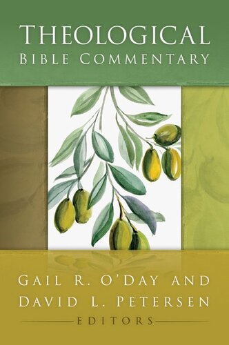 Theological Bible Commentary Gail R Oday Editor David L Petersen Editor