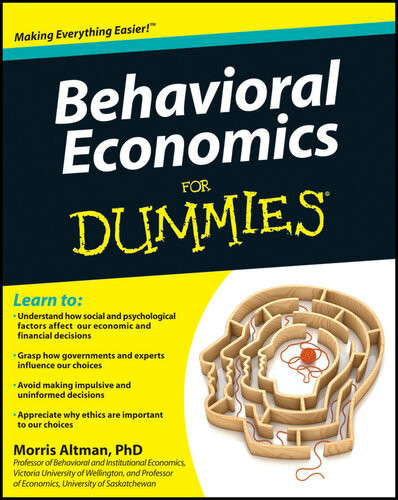 Behavioral Economics For Dummies Morris Altman