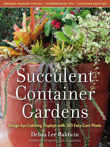Succulent Container Gardens Design Eyecatching Displays With 350 Easycare Plants Debra Lee Baldwin