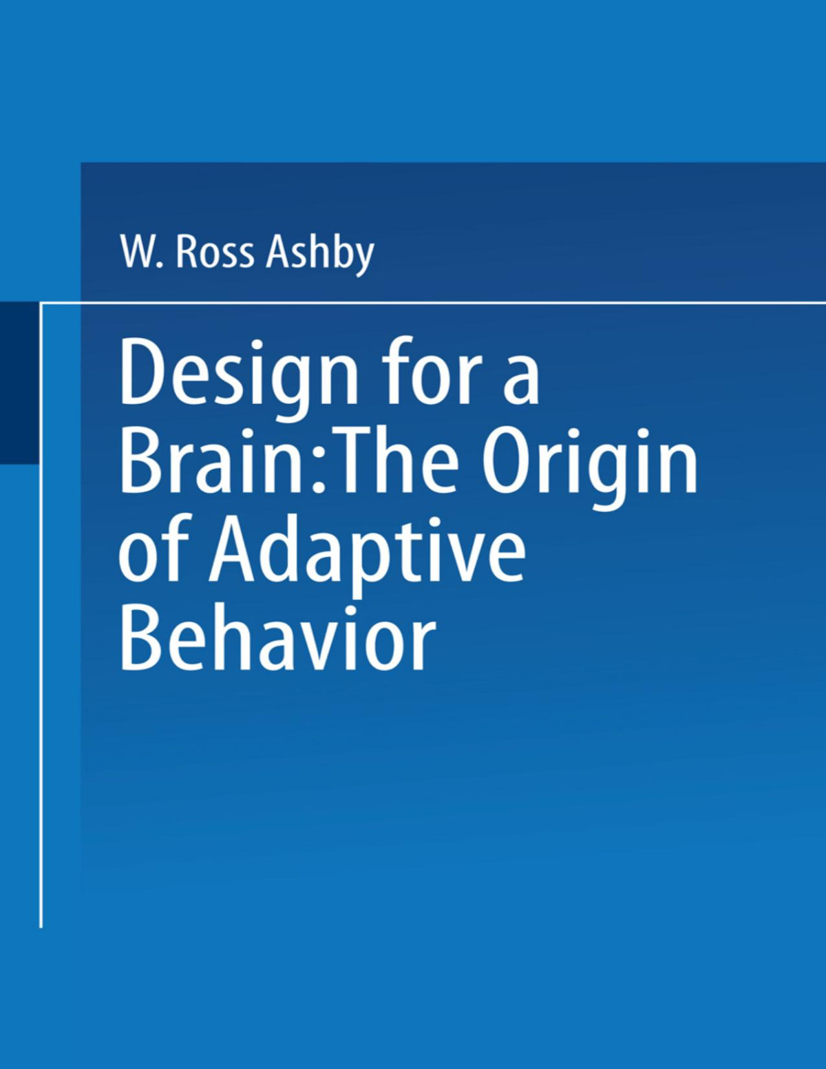 Design For A Brain W Ashby