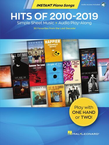 Hits Of 20102019 Instant Piano Songs Hal Leonard Corp