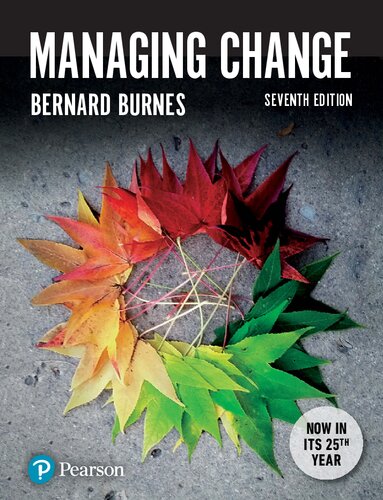 Managing Change 7th Edition Bernard Burnes