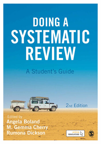 Doing A Systematic Review A Students Guide Angela Boland