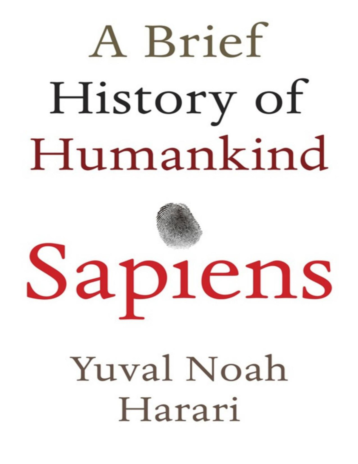 Sapiens Yuval Noah Harari