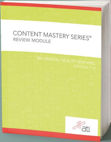 Rn Mental Health Nursing Review Module Edition 110 110 Ati Nursing Education