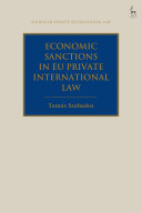 Economic Sanctions In Eu Private International Law 1st Edition Tams Szabados