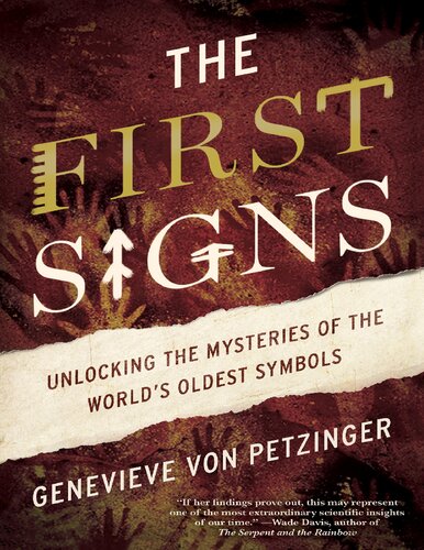 The First Signs 1st Edition Genevieve Von Petzinger