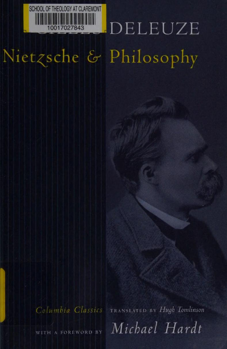 Nietzsche And Philosophy Gilles Deleuze