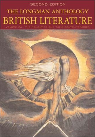 The Longman Anthology Of British Literature Volume 2a The Romantics And Their Contemporaries 2nd Edition David Damrosch