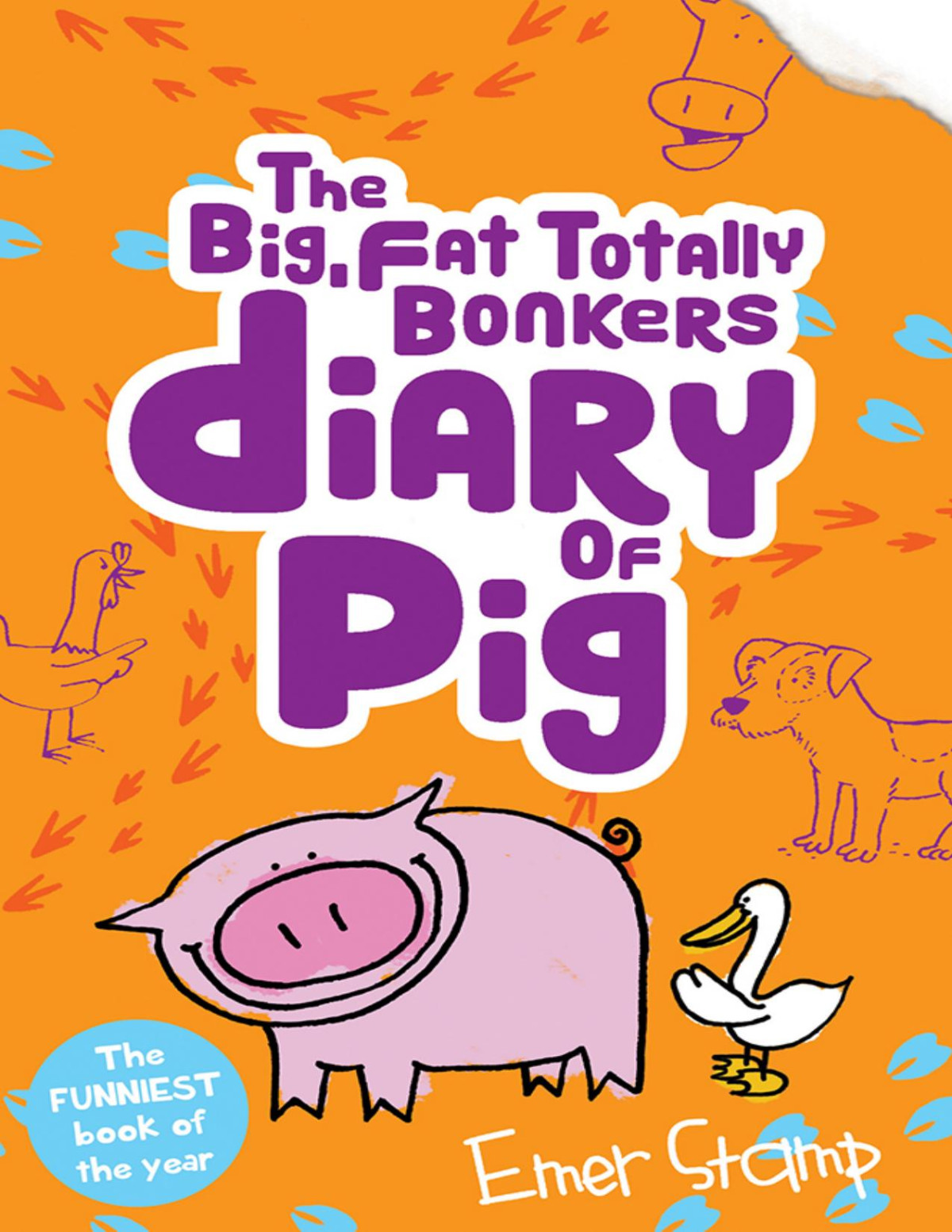 The Big Fat Totally Bonkers Diary Of Pig Emer Stamp