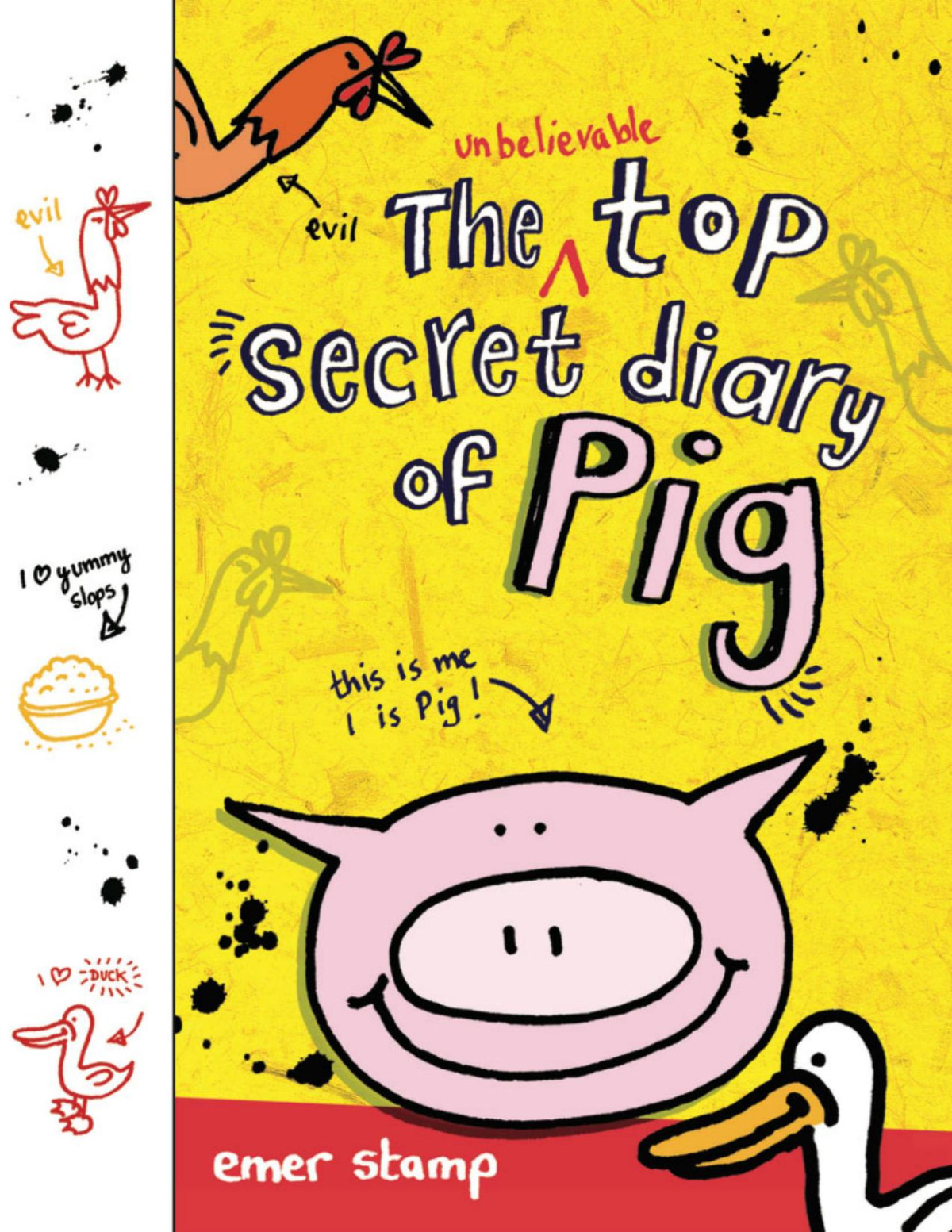 The Unbelievable Top Secret Diary Of Pig Emer Stamp