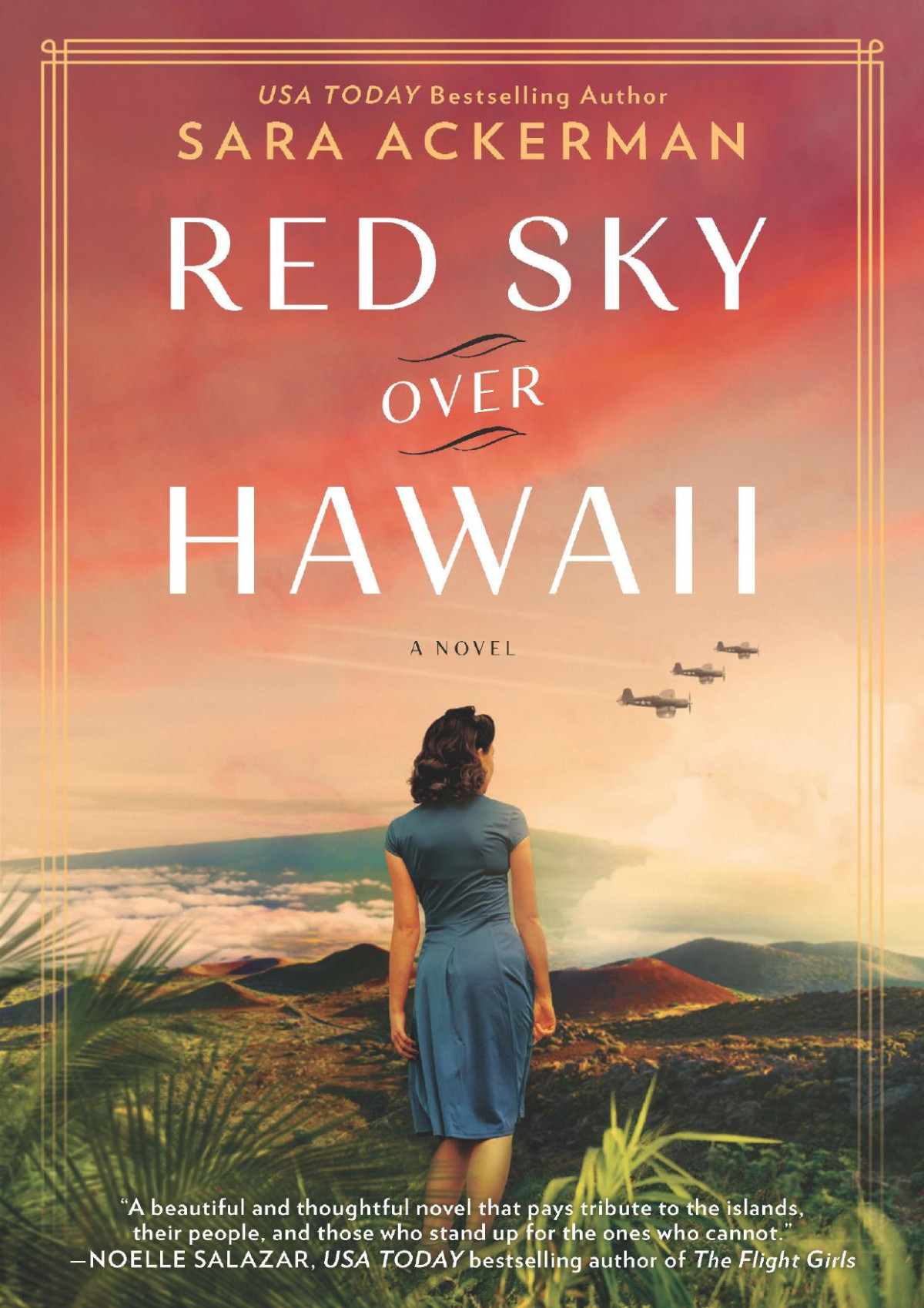 Red Sky Over Hawaii Sara Ackerman