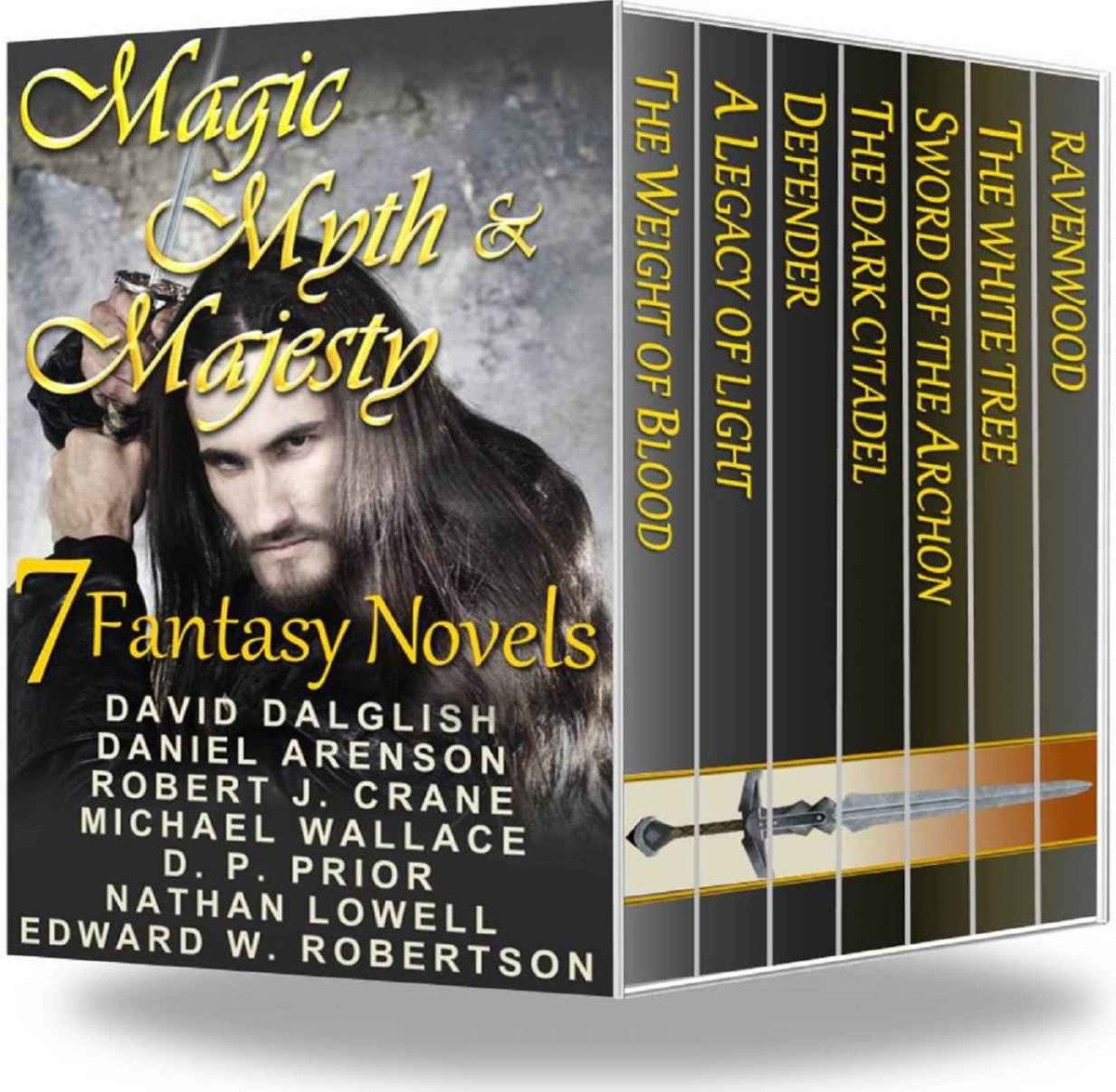 Magic Myth Majesty 7 Fantasy Novels David Dalglish Daniel Arenson Robert J Crane Dp Prior Michael Wallace Nathan Lowell Edward W Robertson