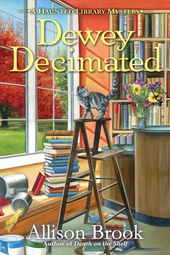 Dewey Decimated Haunted Library Mystery Allison Brook