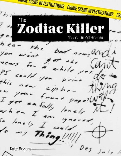 The Zodiac Killer Terror In California Kate Rogers