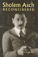 Sholem Asch Reconsidered Nanette Stahl