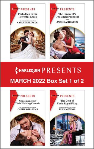 Harlequin Presents March 2022 Box Set 1 Of 2 Carol Marinelli Cathy Williams Jackie Ashenden Lucy Monroe
