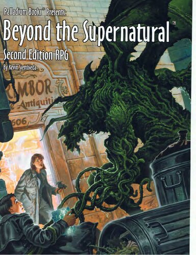 Beyond The Supernatural Rpg Kevin Siembieda
