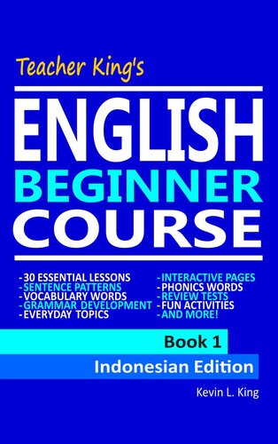 Teacher Kings English Beginner Course Book 1indonesian Edition Kevin L King