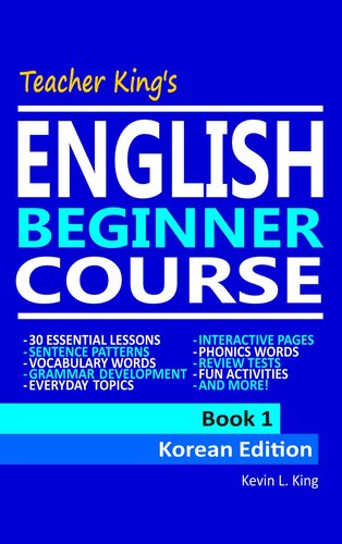 Teacher Kings English Beginner Course 1 Korean Edition Kevin L King