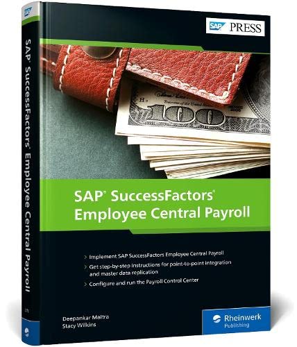 Sap Successfactors Employee Central Payroll Sap Ecp Deepankar Maitra