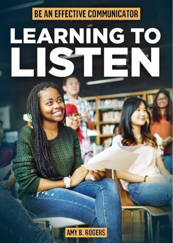 Learning To Listen Amy B Rogers