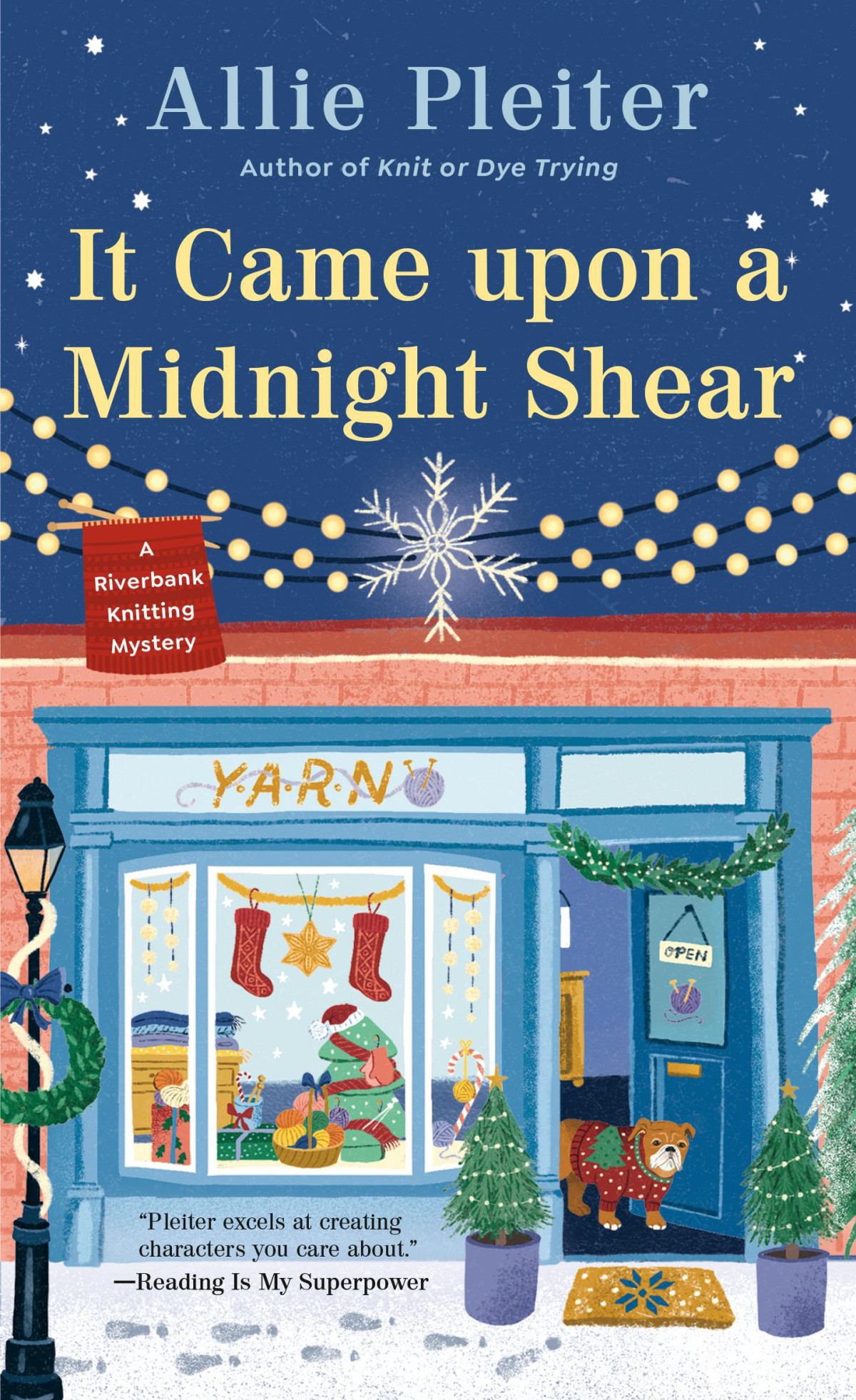 It Came Upon A Midnight Shear Riverbank Knitting Mystery 03 Allie Pleiter