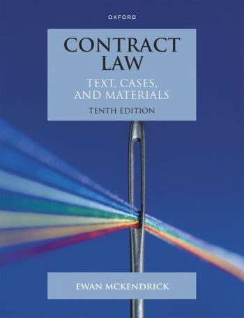 Contract Law 10th Edition Ewan Mckendrick