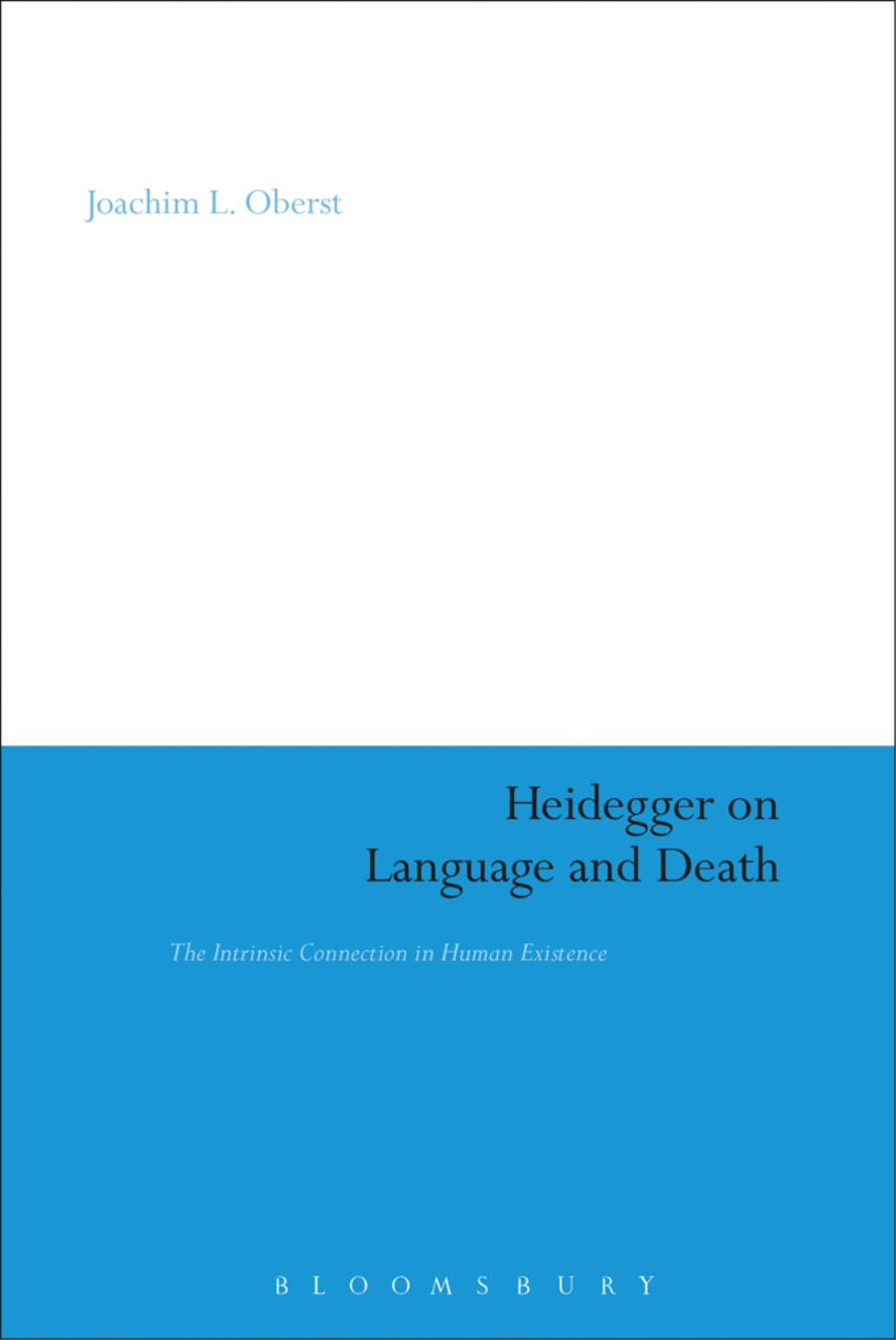 Heidegger On Language And Death Joachim L Oberst