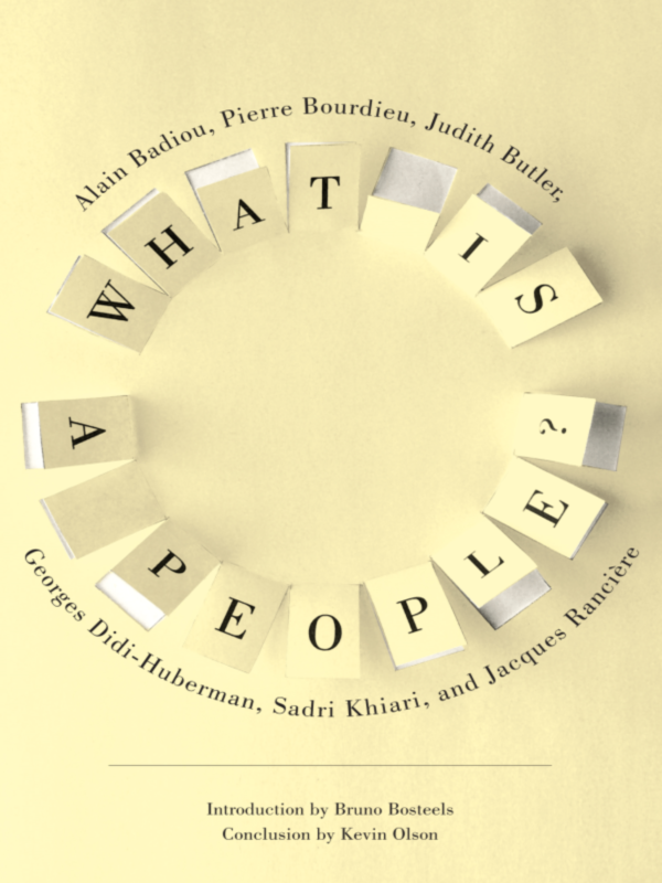 What Is A People Alain Badiou