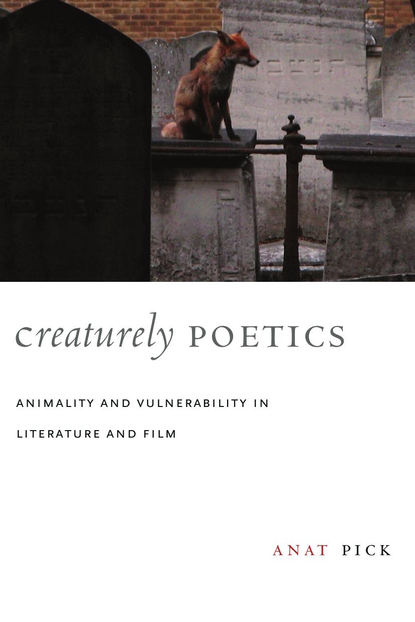 Creaturely Poetics Anat Pick