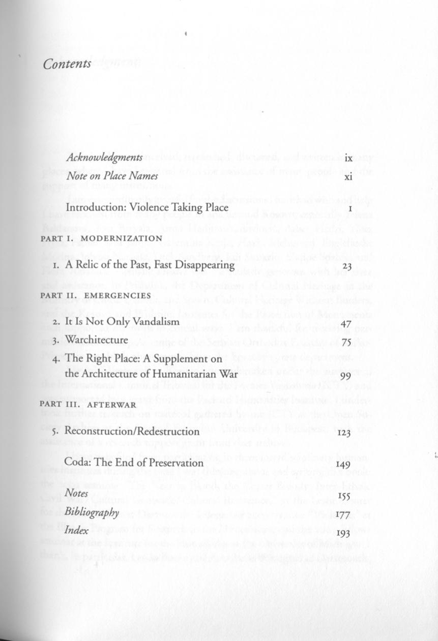Violence Taking Place The Architecture Of The Kosovo Conflict Cultural Memory In The Present Andrew Herscher