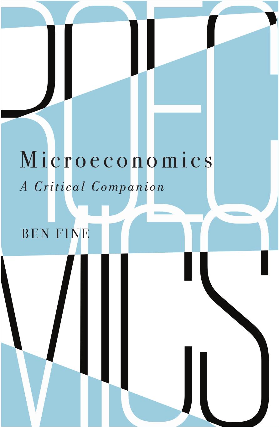 Microeconomics Ben Fine