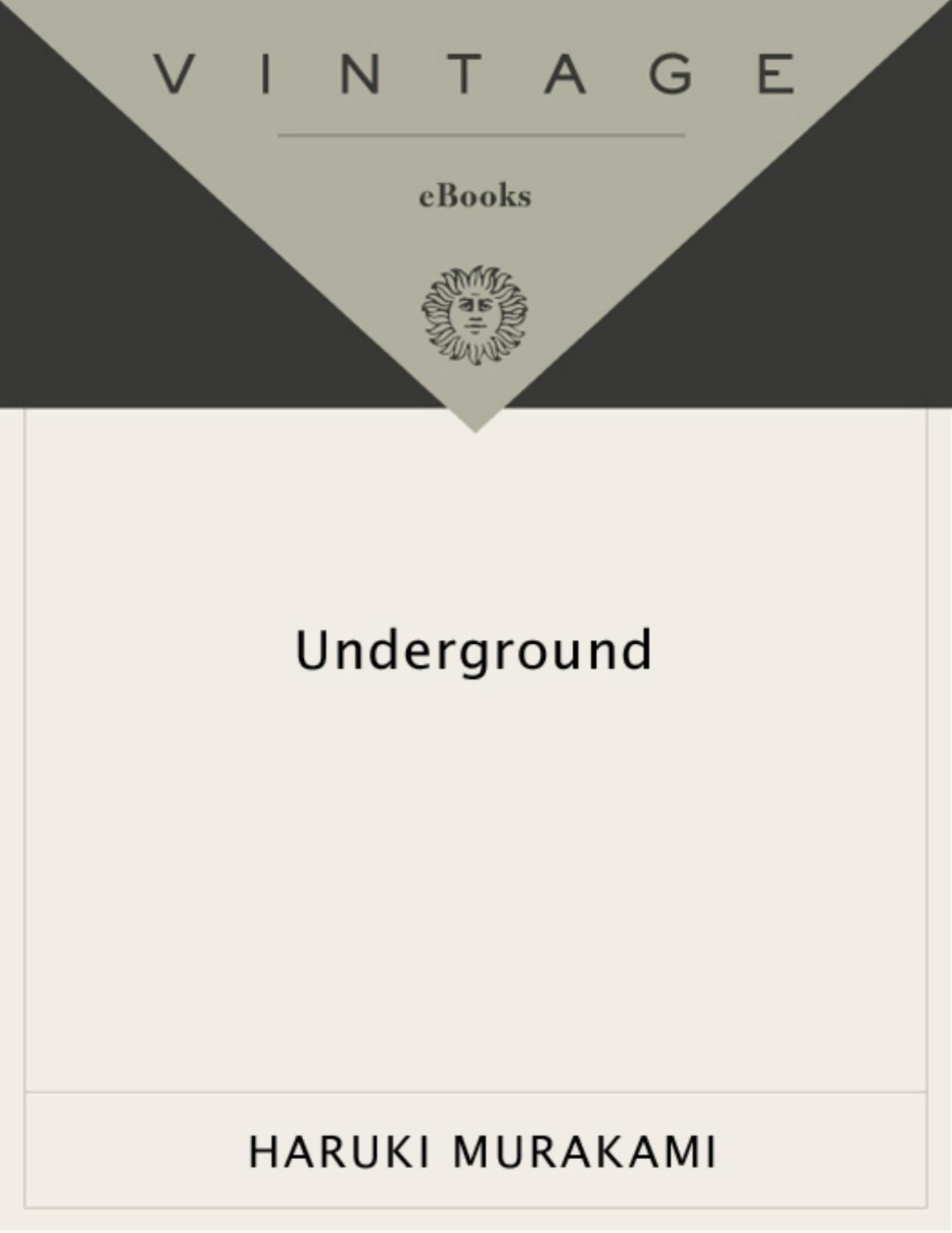 Underground Haruki Murakami