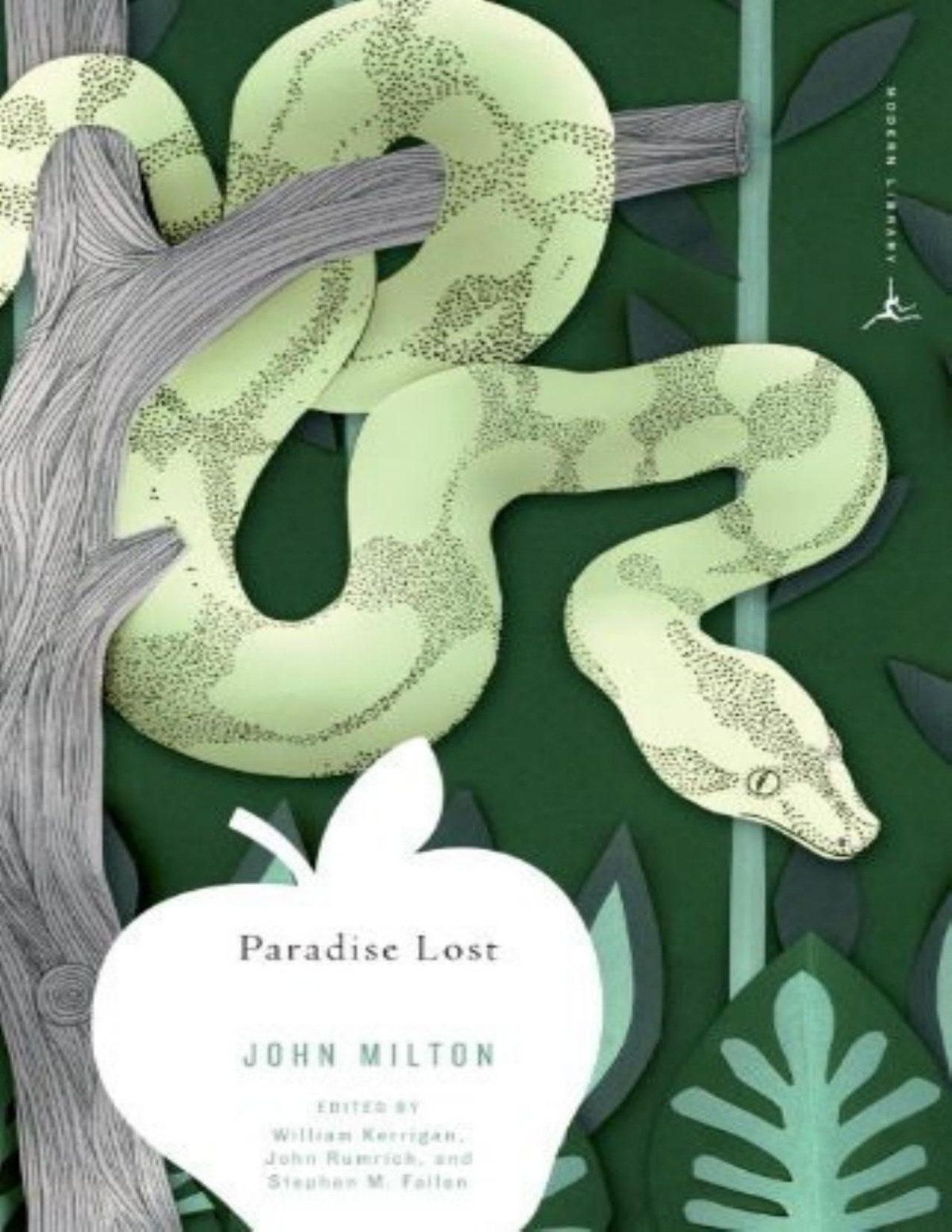 Paradise Lost Modern Library Classics John Milton William Kerrigan John Rumrich Stephen M Fallon