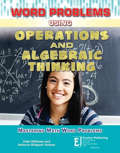 Word Problems Using Operations And Algebraic Thinking Zella Williams