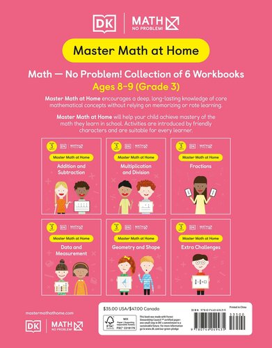 Math No Problem Collection Of 6 Workbooks Grade 3 Ages 89 Math No Problem