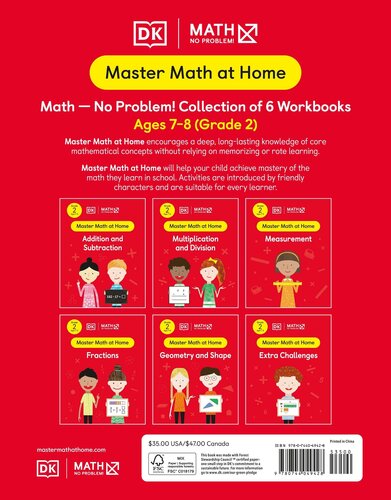 Math No Problem Collection Of 6 Workbooks Grade 2 Ages 78 Math No Problem