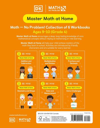 Math No Problem Collection Of 6 Workbooks Grade 4 Ages 910 Math No Problem