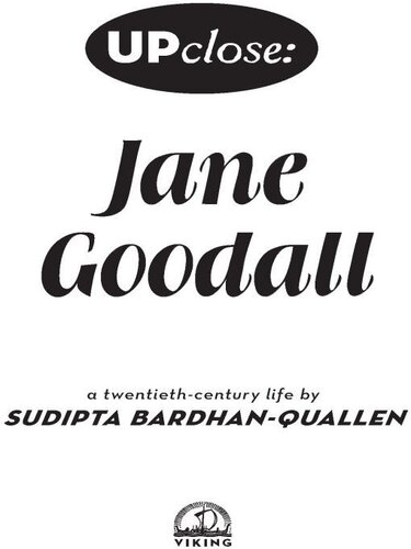 Jane Goodall Sudipta Bardhanquallen