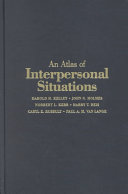 An Atlas Of Interpersonal Situations Harold H Kelley John G Holmes
