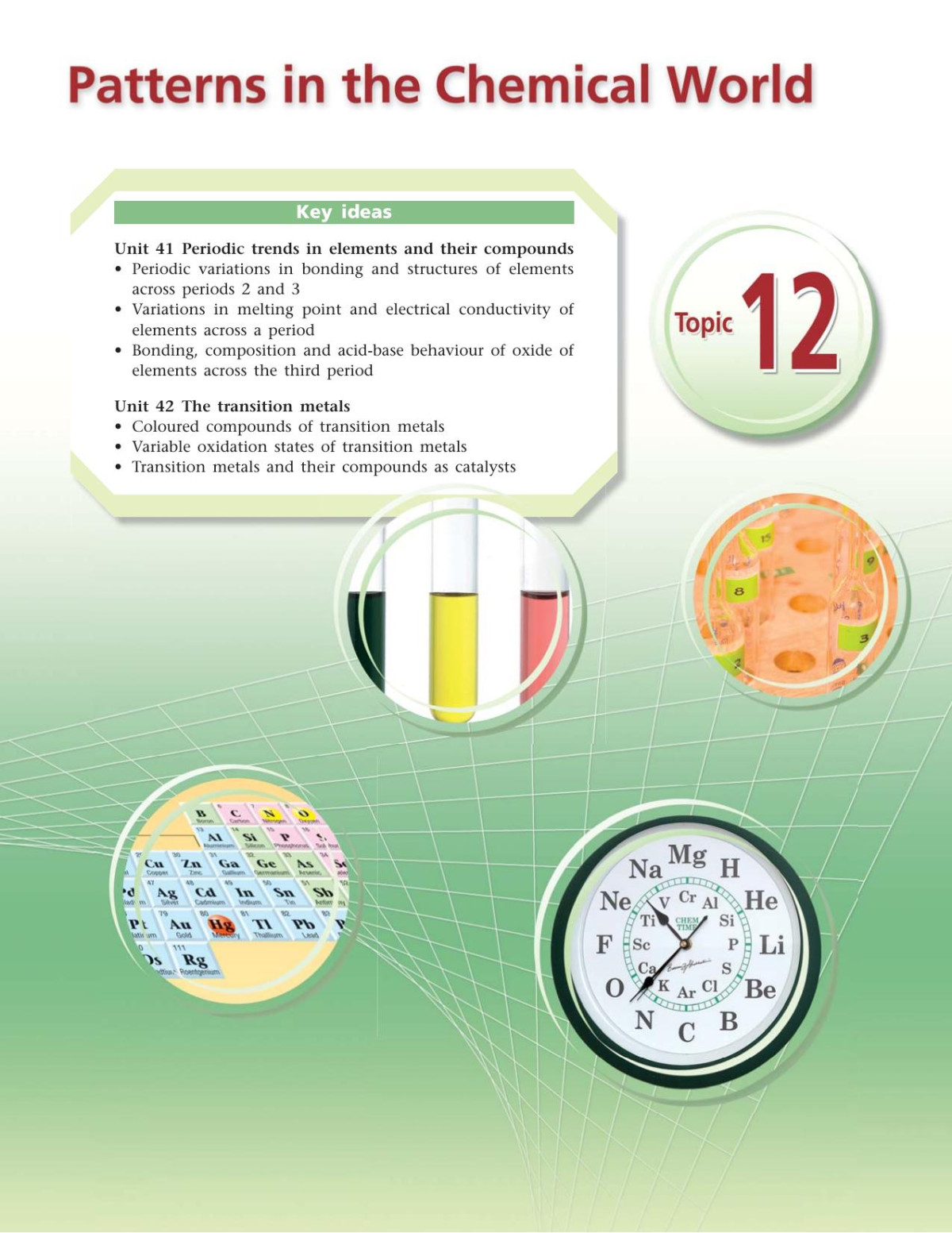 Patterns In The Chemical World Topic 12 Unknown