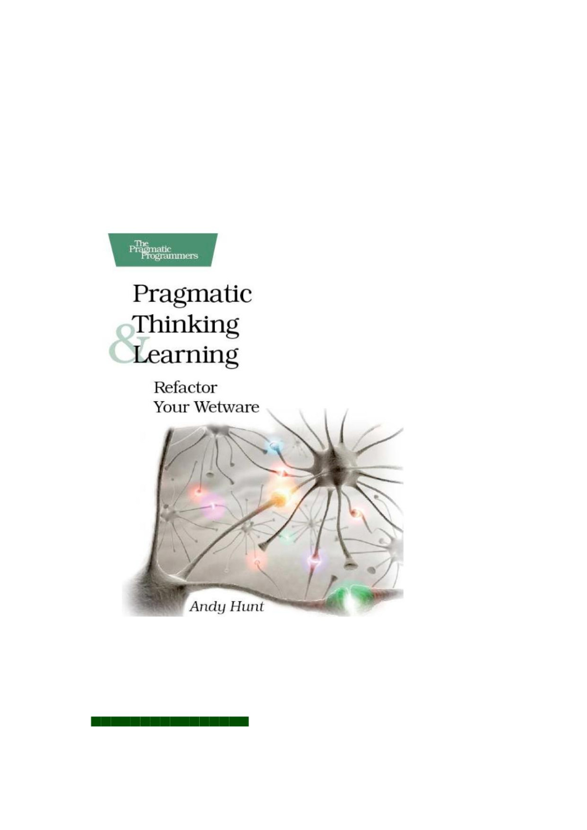 Pragmatic Thinking And Learning Andrew Hunt