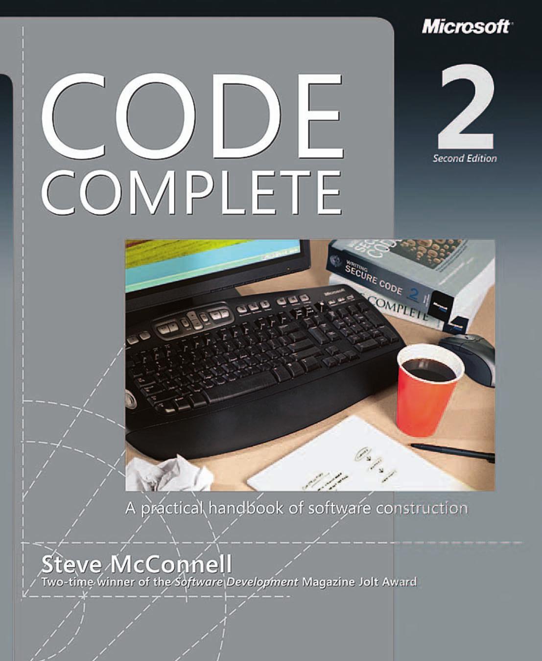 Code Complete Second Edition Ebook Steve Mcconnell