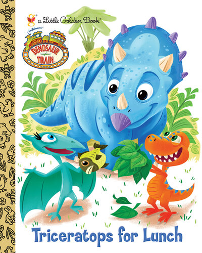 Triceratops For Lunch Dinosaur Train Golden Books