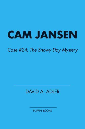 The Snowy Day Mystery David A Adler