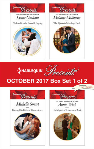 Harlequin Presents October 2017box Set 1 Of 2 Lynne Graham Michelle Smart Melanie Milburne Annie West