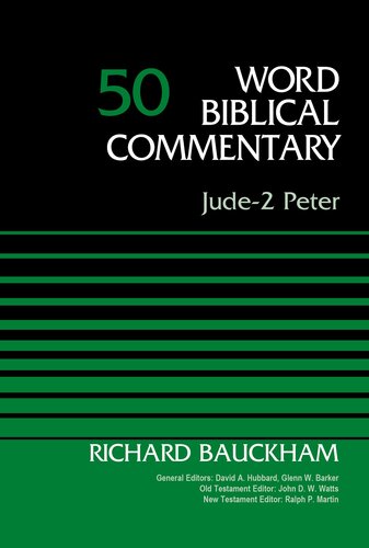 Jude2 Peter Volume 50 Dr Richard Bauckham