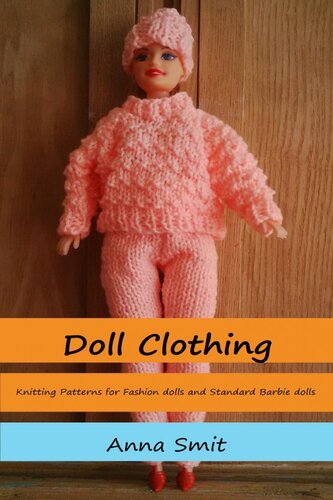 Doll Clothing Knitting Patterns For Fashion Dolls And Standard Barbie Dolls Anna Smit
